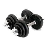 Adjustable Black Cast Iron Dumbbell Set