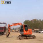 Used Hitachi ZX75 Mini Excavator ZX75US ZX75US-3 by Owner Original Hydraulic