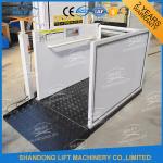 CE Vertical Wheelchair Stair Lift For Disabled People Home Man Lift Elevator