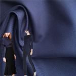 150D 144F Soft Textured Polyester Woven 2/2 Twill Gabardine 180GSM Suiting