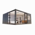 Affordable 20ft or 40ft Portable Light Steel Flat Roof Container Prefab Studio