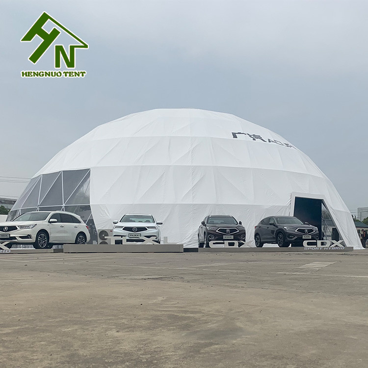 7m Waterproof Large Geodesic Big Dome Tent Big Sunlight Clear Windows Included