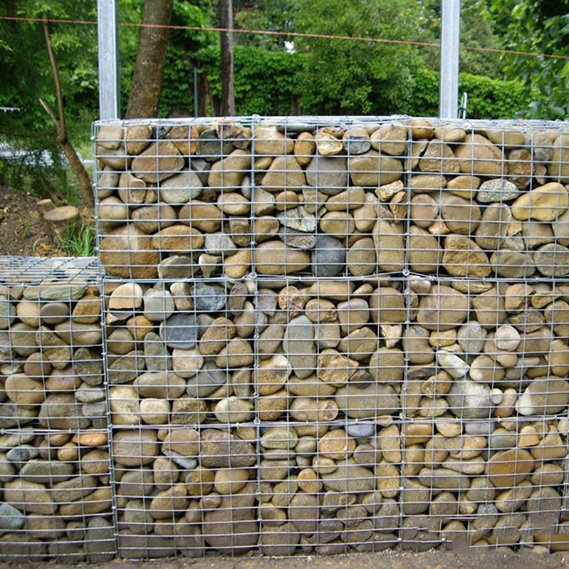 Hexagonal Hole Welded Mattress Wall Gabion 2x1x1Box Gabion cages Wire Mesh Boxes Stone
