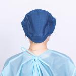 Single / Double Elastic Medical Mop Clip Disposable Bouffant Cap