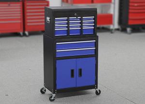 Quality Metal Drawer Rolling Tool Chest Cabinet Combo , Lockable Tool Cabinet wholesale