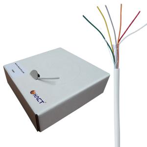 Quality Italy Market 6x0.22 2x0.50 SHIELDED ALARM CABLE Shield Al/Foil Security Cable 6 Core wholesale