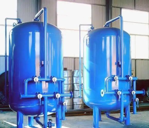Food Beverage Industry Filtration System 10000l/H Quartz Sand / Manganese Filter