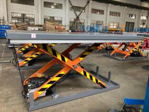 Quality Hydraulic Stationary Scissor Lift Table 2200lbs Efficient Vertical wholesale