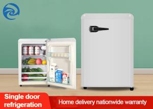 Quality 75L 90L 118L Retro White Mini Fridges With Freezer 2.6 Cu Ft wholesale