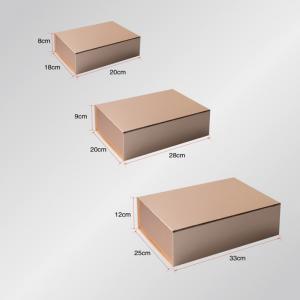 Quality In Stock Luxury Matt Lamination Magnetic Folding Cardboard Box Garment Baby Clothes Package Gift Box wholesale