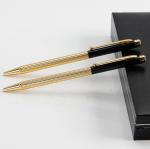 Promotional Executive Printing ogo Gold color metal pen Gift ball pen