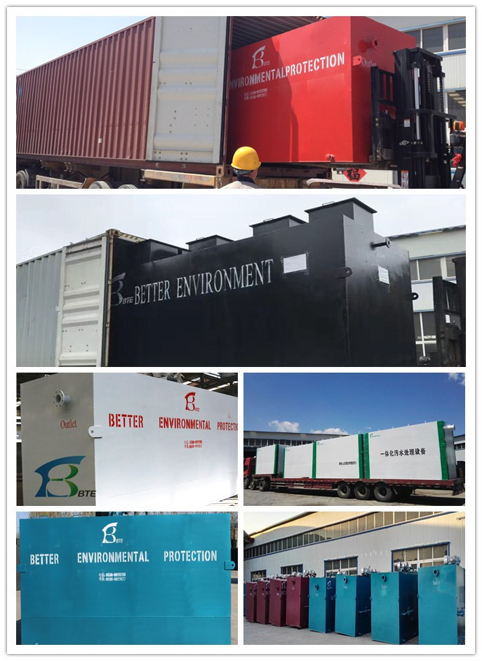 Low Energy Cost In-ground Sewage Treatment Plant Compact Effluent Wastewater Treatment Device with 1
