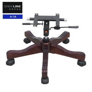Quality Office Boss Swivel Chair Wood Base Big Class Chair Five Star Foot Base wholesale