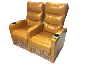 Quality Ergonomically Theater Seating Sofa , Theater Sectional Couch Fireproofed wholesale