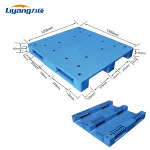 Quality 1300*1200mm Blue Nestable Plastic Pallet Single Faced ISO9001 wholesale