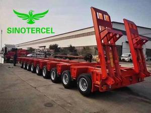 Quality Hydraulic Modular Semi Trailer Transport 3 Axles Carbon Steel wholesale