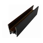 Wood Finished Kitchen Cabinet Profiles , Industrial Aluminum Extrusion Framing