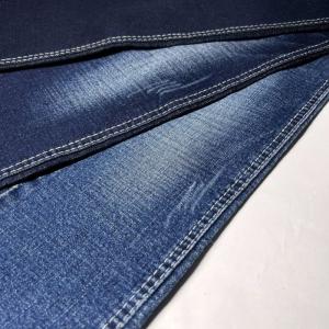 Quality Custom 8s Soft Cotton Lightweight Denim Fabric Double Core Yarn 180 cm wholesale