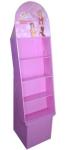 Carton Corrugated Cardboard Display Pure Color ISO / RoHs Certification