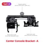 Hard anodizing surface universal car magnet mobile phone holder set for Jeep