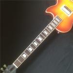 Hot sales LP blue electric guitar with silvery accessories