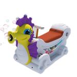 Funny Kids Arcade Machine Battery Operated Blow Bubbles Walk Or Ride On Toy