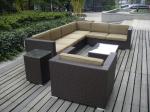 9pcs garden cane furniture All Weather Wicker Patio Furniture