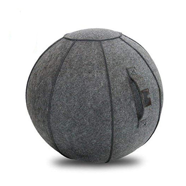 Improve Your Office Fitness with 55cm Yoga Ball Cover Exercise Inflatable Pvc Ball