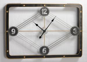 Quality Roman Numerals Metal Wall Art Clock wholesale