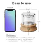80ml Glass Air Humidifier & Aroma Diffuser ▕ DN-836