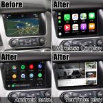 Chevrolet Tahoe Suburban wireless carplay interface box with androif auto