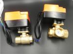 Efficient Brass Material Motorized Ball Valve For Fan Coil Units 2 Pipe System /