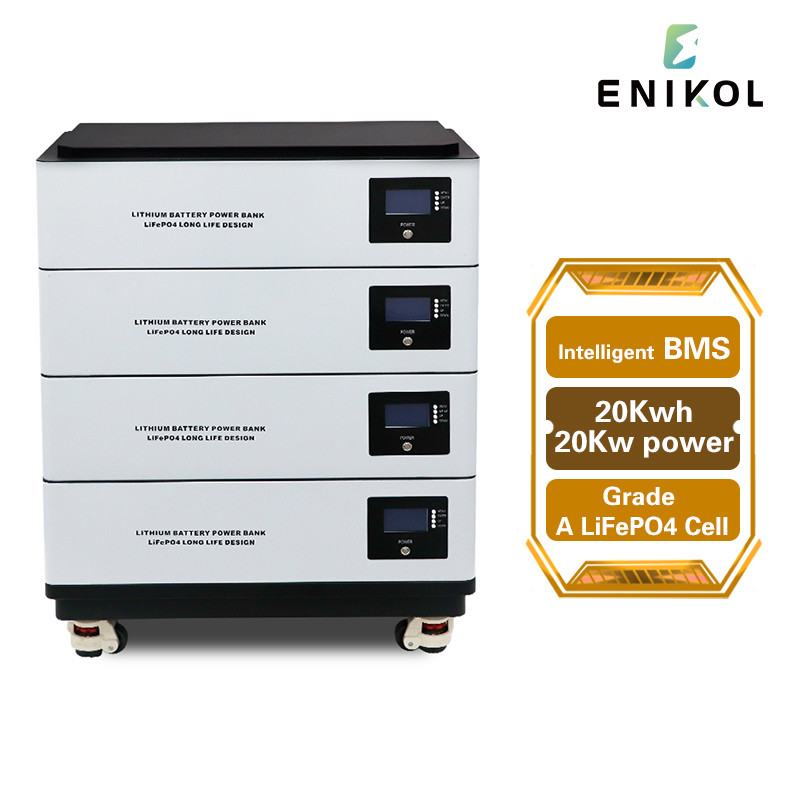 LiFePO4 Battery Stackable Energy Storage 48v Rechargeable Lithium Battery for Solar