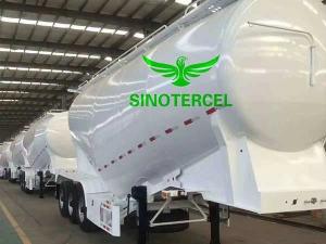 Quality Carbon Steel Bulk Cement Semi Trailer For Powder Material Transporting wholesale