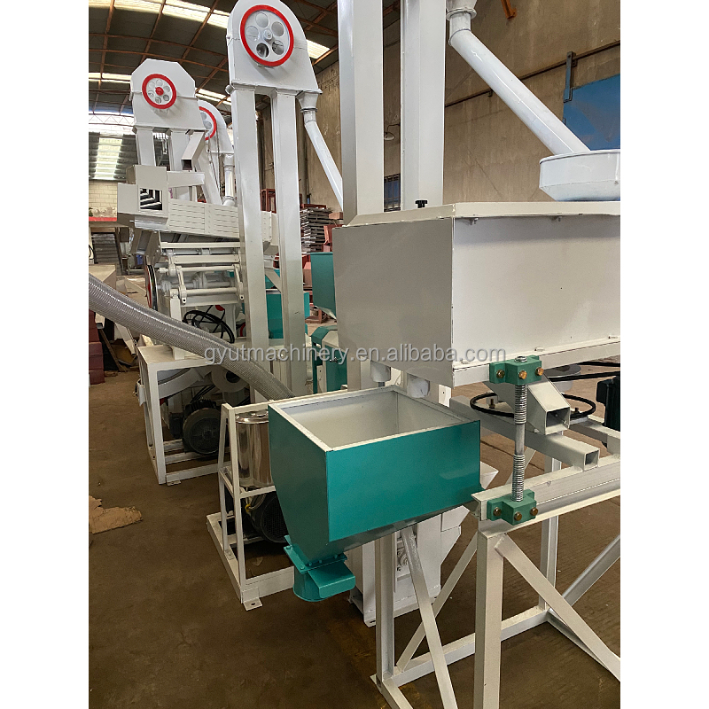 Small Rice Milling Machine with Paddy Husking and Rice Polishing Rollers in Nigeria