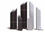 60 Series Soundproof Aluminium Glazing Profiles , Thermal - Break Window Frame