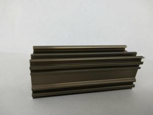 Quality Champagne Bronze Extruded Aluminum Electronics Enclosure , Aluminum Window Parts wholesale