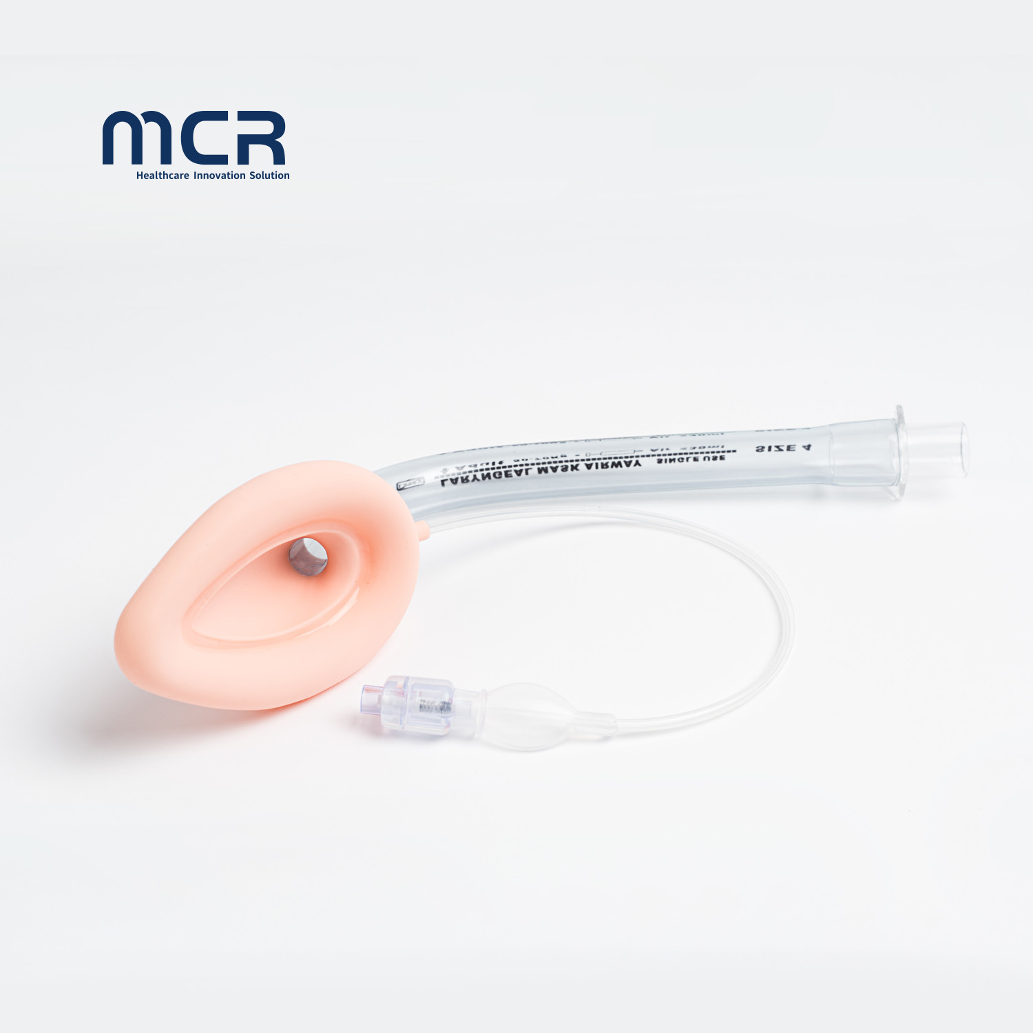 Flexible Tube Curved Laryngeal Mask Airway with Soft Cuff Liquid Silicone PVC Materia
