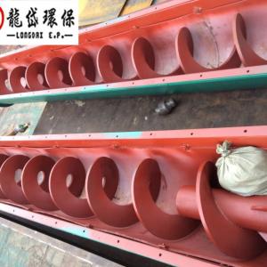 Quality Rotating Shaftless Screw Conveyor , 16r/min Horizontal Screw Conveyor wholesale
