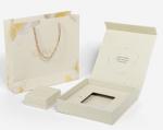 Hardboard BSCI Magnetic Gift Box , Flocking Cardboard Cosmetic Box Rectangle