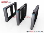 Security Half Height Turnstile Anti Fingerprint Swing Turnstile Gate Servo Motor
