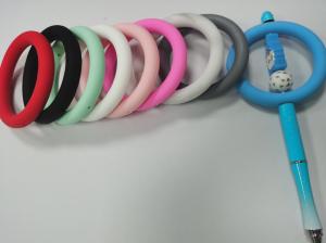 Quality Non-toxic Silicone O Ring Focal Beads BPA Free DIY keychain decoration wholesale