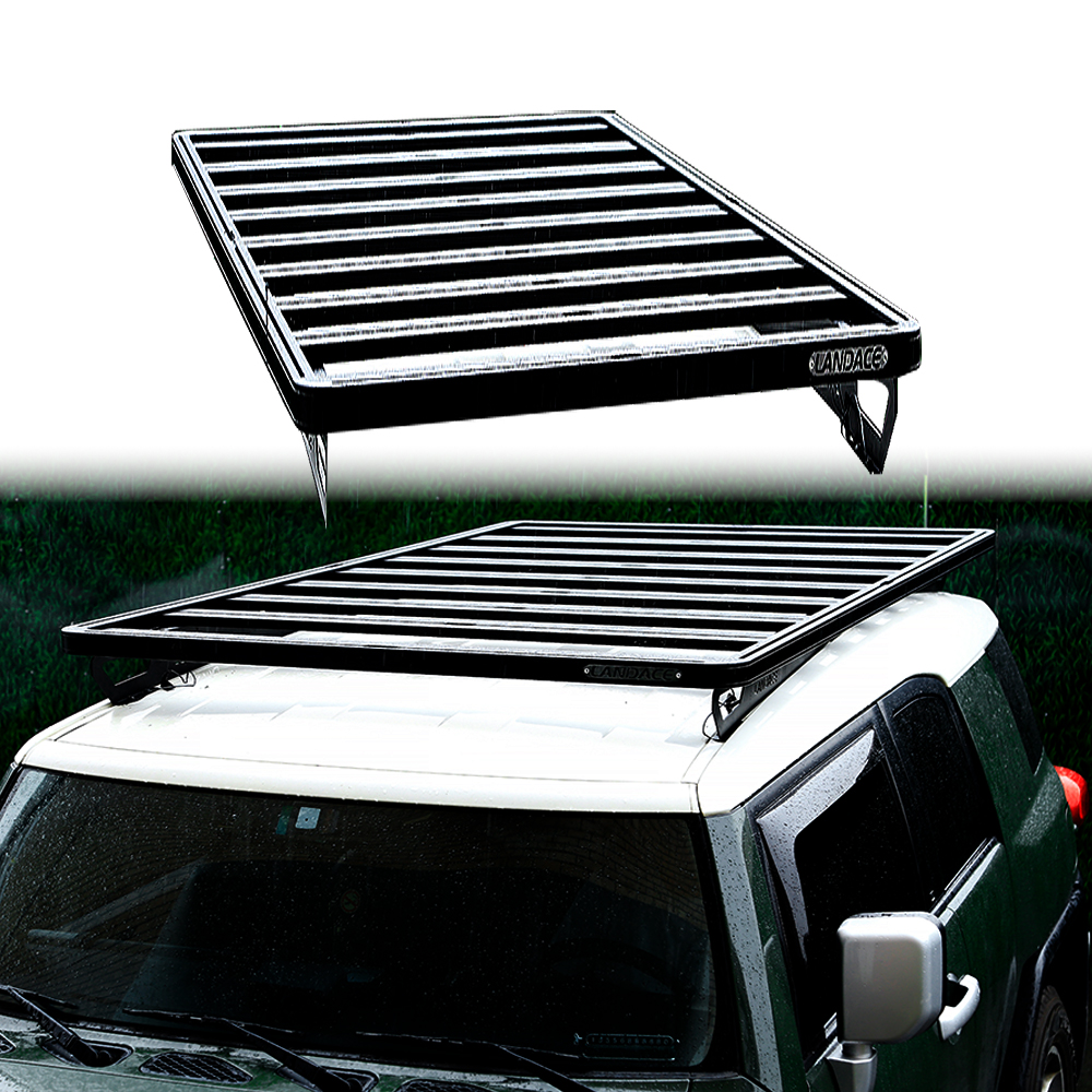 Unique Design Roof Mount Cargo Carrier Basket for Toyota FJ Black and Customized