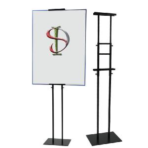 Quality Ad Picture Metal Frame Poster Display Stand Knock Down Structure Customized Size wholesale