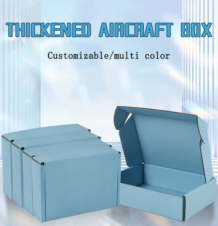 Customizable Logo Handle Eco Friendly Material Airplane Box With Retractable Buckle