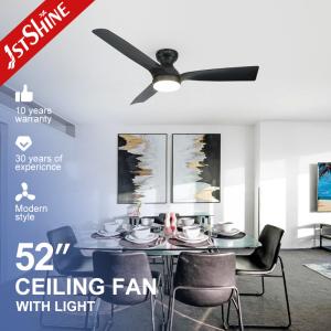 Quality 5 Speed Remote Control Decorative Ceiling Fan , Mdf Blades Black Plastic Ceiling Fan wholesale