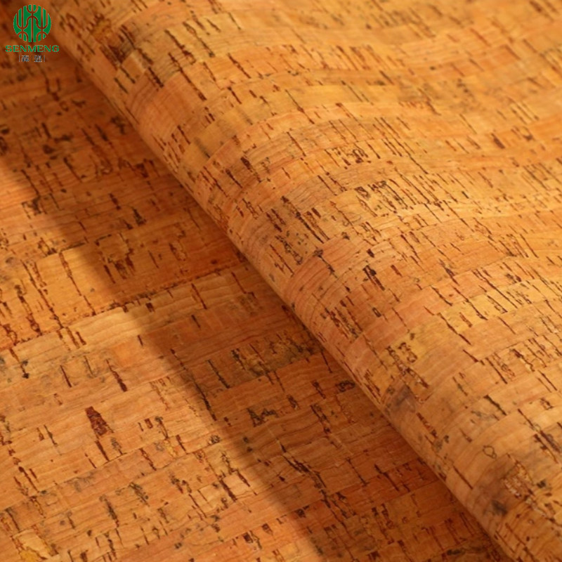 Natural Cork Fabric for Ladies Bag, Wall Decoration with Ecofreindly Material And Different Colors