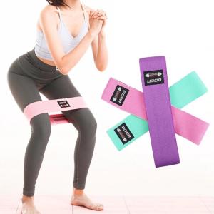 Quality 76*8cm ZHIHUI Fabric Booty Resistance Bands Non Slip 3 Types wholesale