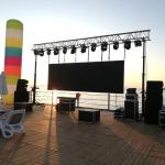 Concert Background Movable Led Display , IP65 Led Screen For Rental