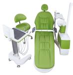 Cast Aluminum Backrest Stomatology Equipment Mobile Dental Cart Unit